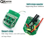 Original QX-MOTOR 50MM EDF 12 Blades Ducted Fan Motor QF2611 3300KV CW CCW With 1000W Control Board for Violent Fan Parts
